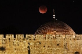 Blood Moon over Jerusalem, February 2008